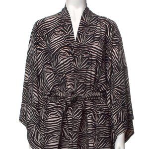 Norma Kamali wrap dress kimono